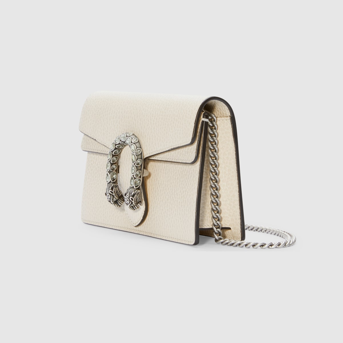 MINI BAG, METAL-FREE TANNED LEATHER – WHITE